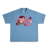 Pebble Blue chicken valentine's day xoxo Urban Heavy Tee - FaDigitalArtStudio