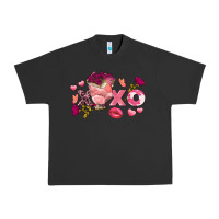Pigment Black chicken valentine's day xoxo Urban Heavy Tee - FaDigitalArtStudio