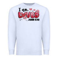 I Am Loved John 3 16 Premium Sweatshirt | Teevron