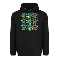 Black teacher st patrick day clovers Heavyweight Hoodie - MaliasSmallBusiness