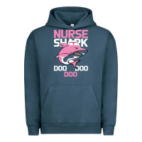 Pigment Midnight Navy Nurse Shark Doo Doo Doo Urban Hoodie - Bettercallsaul