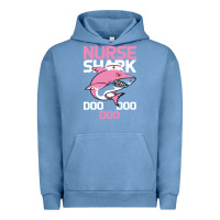 Pigment Pebble Blue Nurse Shark Doo Doo Doo Urban Hoodie - Bettercallsaul