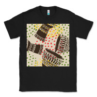 Black african drum seamless pattern Classic Tee - BundleAndBundleShop