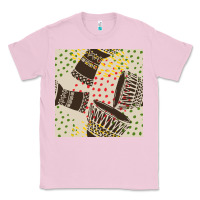 Bubblegum Pink african drum seamless pattern Classic Tee - BundleAndBundleShop