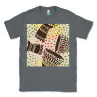 Charcoal Heather african drum seamless pattern Classic Tee - BundleAndBundleShop