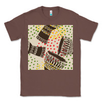 Chestnut african drum seamless pattern Classic Tee - BundleAndBundleShop