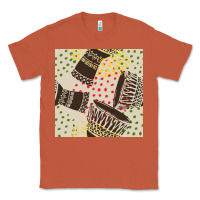 Copper african drum seamless pattern Classic Tee - BundleAndBundleShop