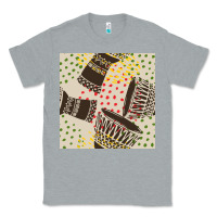Heather Grey african drum seamless pattern Classic Tee - BundleAndBundleShop