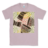 Lilac african drum seamless pattern Classic Tee - BundleAndBundleShop
