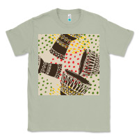 Matcha african drum seamless pattern Classic Tee - BundleAndBundleShop