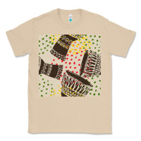Mushroom african drum seamless pattern Classic Tee - BundleAndBundleShop