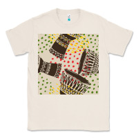 Natural african drum seamless pattern Classic Tee - BundleAndBundleShop