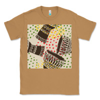 Toasted Coconut african drum seamless pattern Classic Tee - BundleAndBundleShop