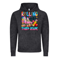 Vintage Black rolling into third grade Vintage Hoodie - texasbilliewilder