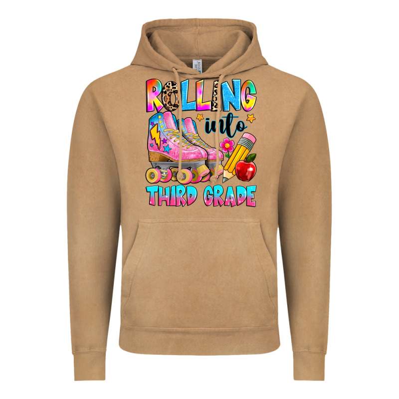 Rolling Into Third Grade Vintage Hoodie by texasbilliewilder | Teevron