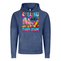 Vintage Denim rolling into third grade Vintage Hoodie - texasbilliewilder