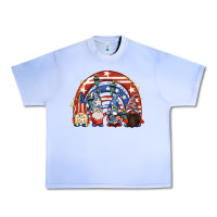 Grape Ice 4th of July rainbow with gnomes Urban Heavy Tee - CowGirlArtShop