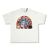 Pistachio 4th of July rainbow with gnomes Urban Heavy Tee - CowGirlArtShop