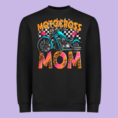 Motocross Mom Heavyweight Sweatshirt Designed By Texasbilliewilder