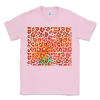 Bubblegum Pink orange leopard glitter Classic Tee - JahusDesignShop