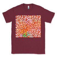 Burgundy orange leopard glitter Classic Tee - JahusDesignShop