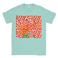 Seafoam orange leopard glitter Classic Tee - JahusDesignShop