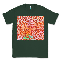 Sports Green orange leopard glitter Classic Tee - JahusDesignShop