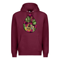 Burgundy Hispanic Heritage Premium Hoodie - BundleAndBundleShop