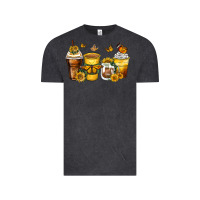 Vintage Black butterfly coffee cups Vintage Tee - Zillion Design Studio