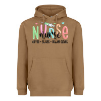Toasted Coconut coffee scrubs rubber gloves nurse Heavyweight Hoodie - MaliasSmallBusiness