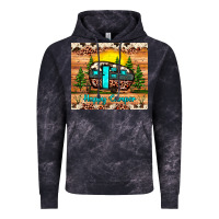 Cloud Black happy camper Vintage Hoodie - JahusDesignShop