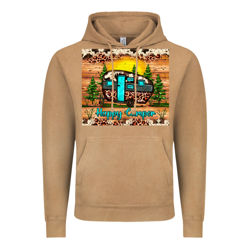 Happy Camper Vintage Hoodie by JahusDesignShop | Teevron