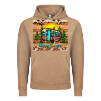 Vintage Coffee happy camper Vintage Hoodie - JahusDesignShop