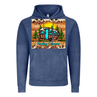 Vintage Denim happy camper Vintage Hoodie - JahusDesignShop