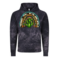 Cloud Black western cactus rainbow Vintage Hoodie - Zillion Design Studio