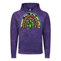 Cloud Purple western cactus rainbow Vintage Hoodie - Zillion Design Studio