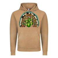 Western Cactus Rainbow Vintage Hoodie | Teevron