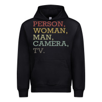 Person Woman Man Camera Tv Urban Hoodie | Teevron
