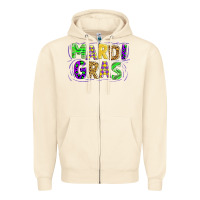 Sandshell mardi gras Zipper Hoodie - AdoDesignShop