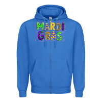 True Royal mardi gras Zipper Hoodie - AdoDesignShop