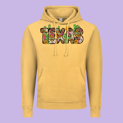 Texas Vintage Hoodie Designed By Zillion Design Studio