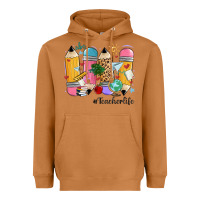 Meerkat teacher life pencils Heavyweight Hoodie - MaliasSmallBusiness