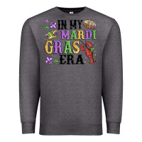 Charcoal Heather in my mardi gras era Premium Sweatshirt - MaliasSmallBusiness