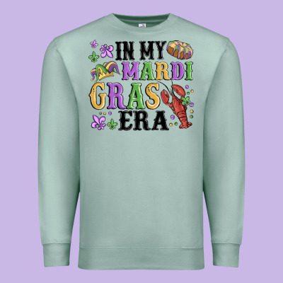 In My Mardi Gras Era Premium Sweatshirt Designed By Maliassmallbusiness
