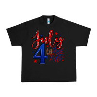 Black 4th of July Urban Heavy Tee - Neo Western
