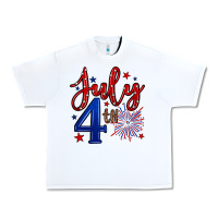 White 4th of July Urban Heavy Tee - Neo Western