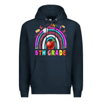 Navy 5 th grade Premium Hoodie - BundleAndBundleShop