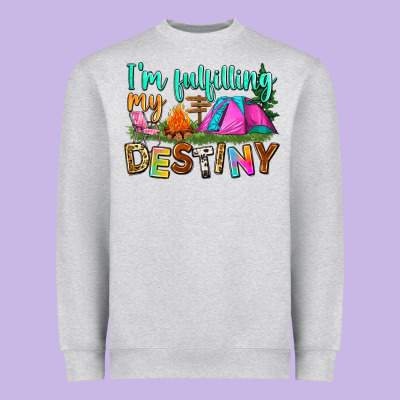 I'm Fulfilling My Destiny Heavyweight Sweatshirt Designed By Zillion Design Studio
