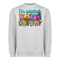 Heather Grey i'm fulfilling my destiny Heavyweight Sweatshirt - Zillion Design Studio