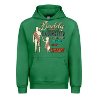 Emerald Daddy And Daughter Not Always Eye To Eye But Always Heart To Heart Urban Hoodie - Bettercallsaul